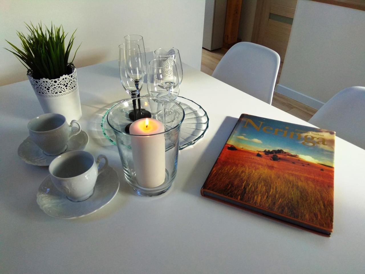 Apartamentai Niden - Su Terasa Ir Vaizdu I Marias Nidos Centre Bagian luar foto